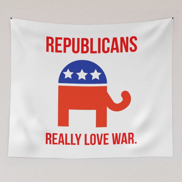 Item preview, Republicans really love war. designed and sold by Rachel the Artist .