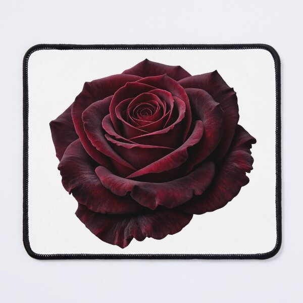 Item preview, Dark Burgundy Rose PNG — Elegant Deep Red Romantic Floral Design designed and sold by AlexLineArt.