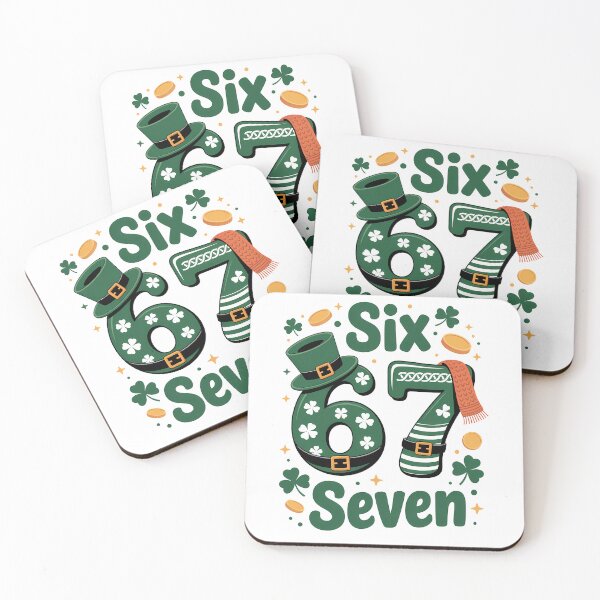 Item preview, Six Seven 67 – Lucky Irish Saint Patrick’s Day Design designed and sold by Belartee.