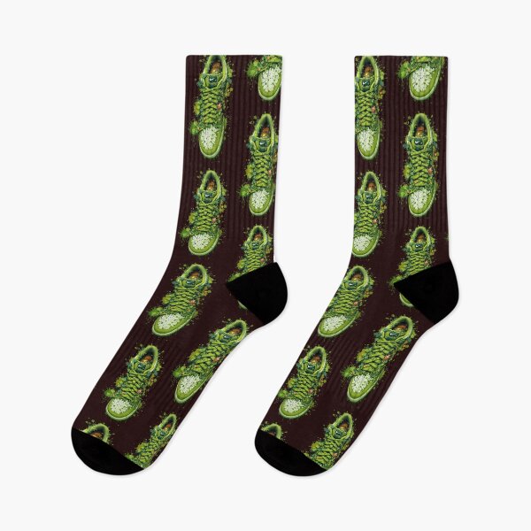 Item preview, Green Graffiti Sneaker – Nature Inspired Street Style designed and sold by BrandfotechArts.