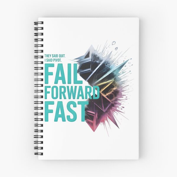 Item preview, Fail Forward Fast — Entrepreneur Motivational T-Shirt designed and sold by FullHousePOD.