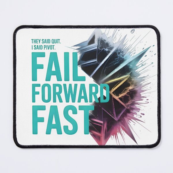 Item preview, Fail Forward Fast — Entrepreneur Motivational T-Shirt designed and sold by FullHousePOD.