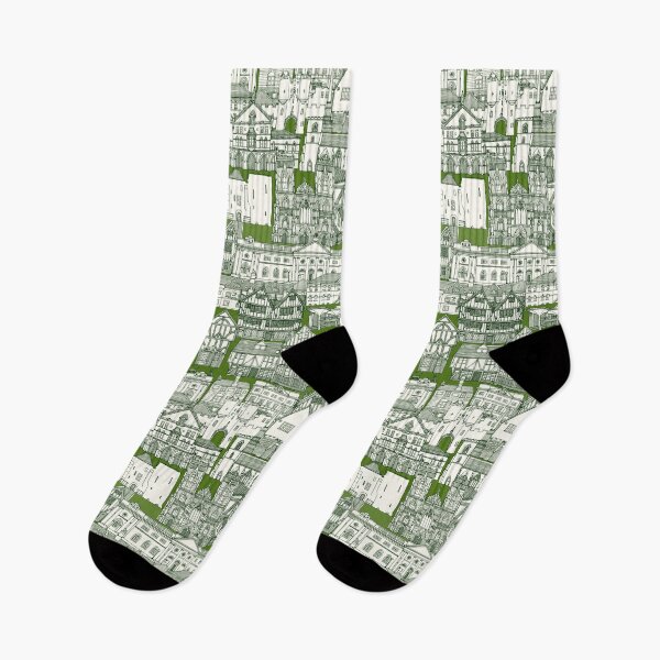 Item preview, York toile green designed and sold by scrummy.