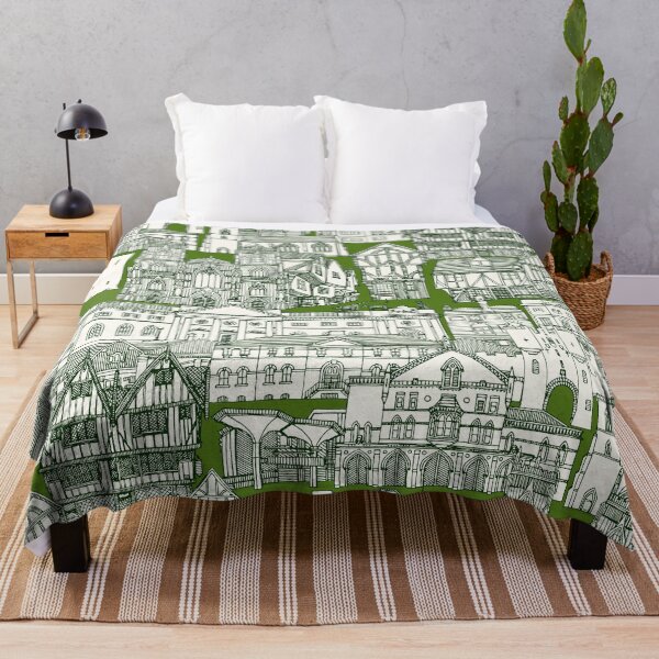 Item preview, York toile green designed and sold by scrummy.