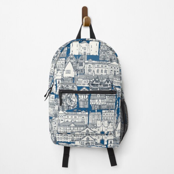Item preview, York toile blue designed and sold by scrummy.