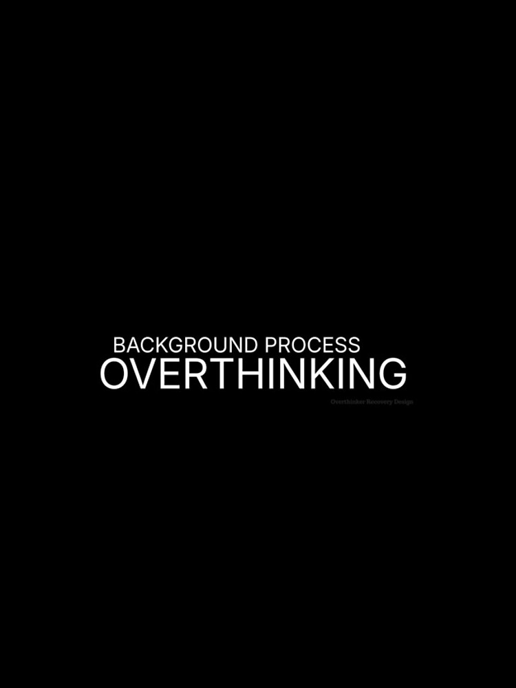 Thumbnail 5 of 5, iPhone Case, Background Process Overthinking Shirt designed and sold by OverthinkDesign.