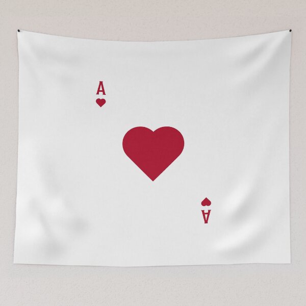 Item preview, ACE OF HEARTS Dark Red designed and sold by bembureda.