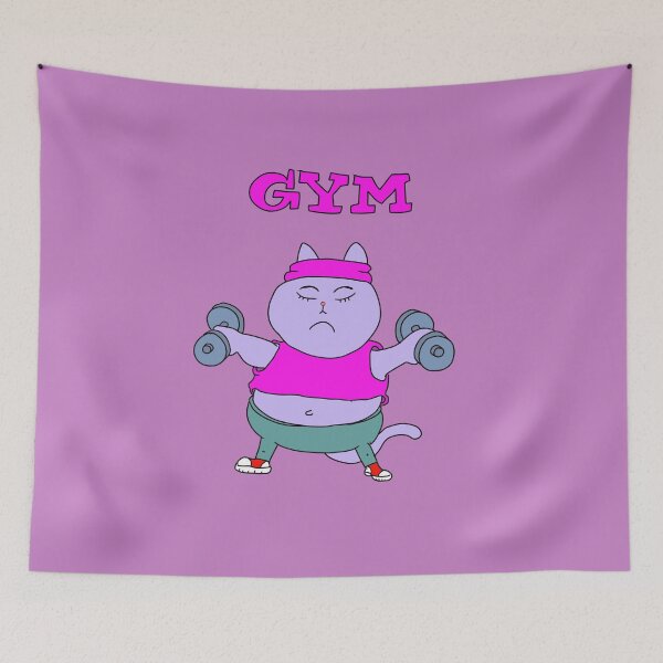 Item preview, Gym Cat designed and sold by AyseAkcay.