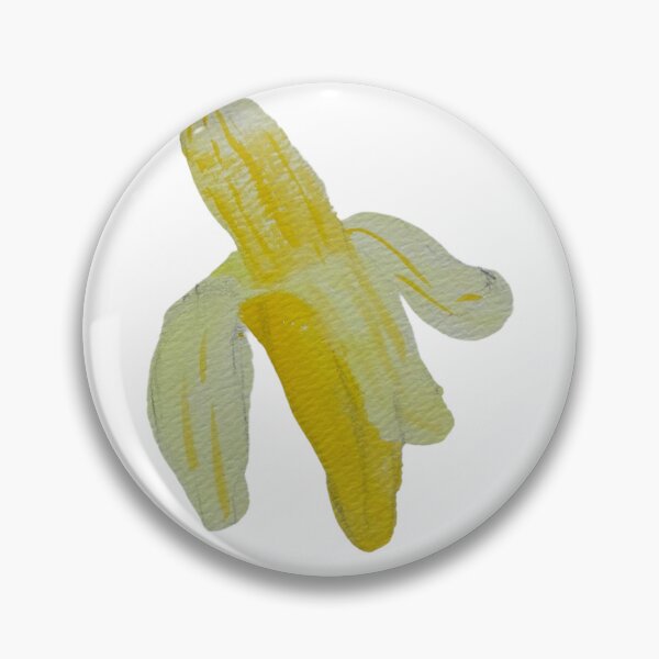 Item preview, Yellow Watercolor Handpainted Banana designed and sold by FWWatercolorCo.