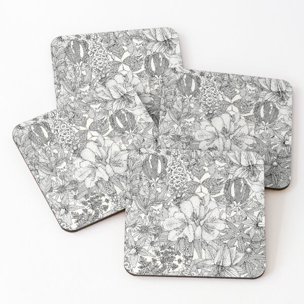 Item preview, poisonous plants aplenty black designed and sold by scrummy.