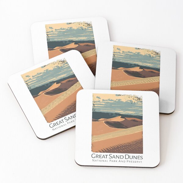 Aperçu de l'œuvre Parc national et réserve des dunes de Grand Sand - Colorado créée et vendue par GoodOldVintage.