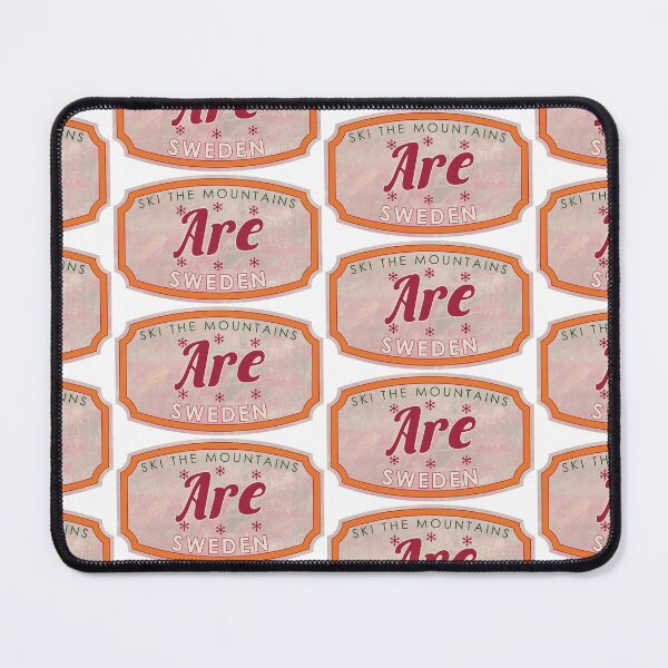 Item preview, Åre, Sweden, Ski, textured skiing badge designed and sold by Wanderful-roads.