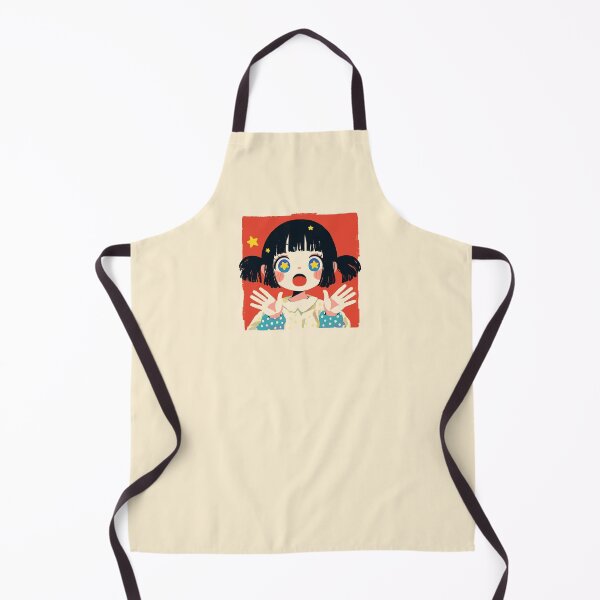 Item preview, Star Eyes Retro Kawaii Girl designed and sold by bubblegoth.
