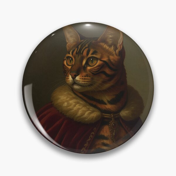 Item preview, Royal Bengal Cat on Throne designed and sold by Rutvain.