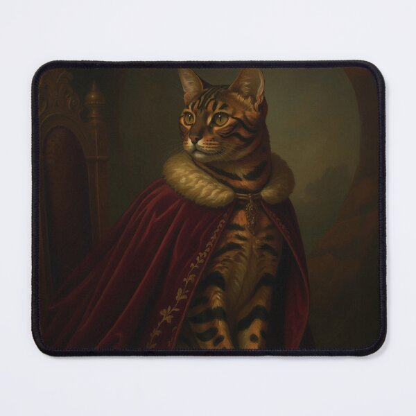 Item preview, Royal Bengal Cat on Throne designed and sold by Rutvain.
