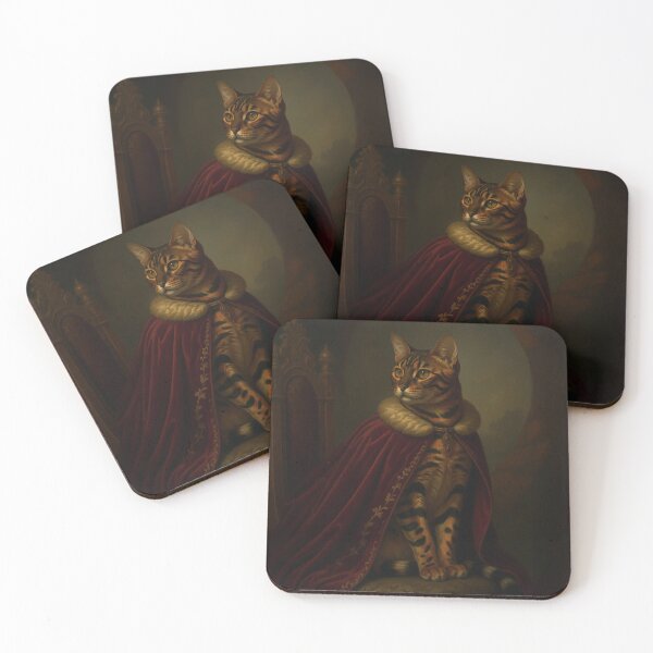 Item preview, Royal Bengal Cat on Throne designed and sold by Rutvain.