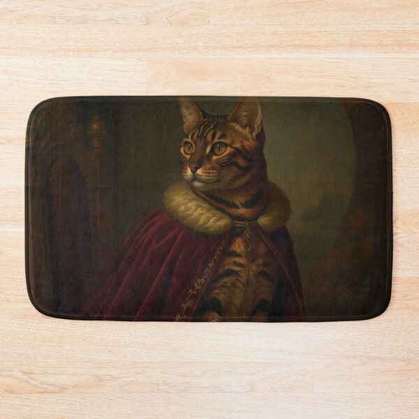 Item preview, Royal Bengal Cat on Throne designed and sold by Rutvain.