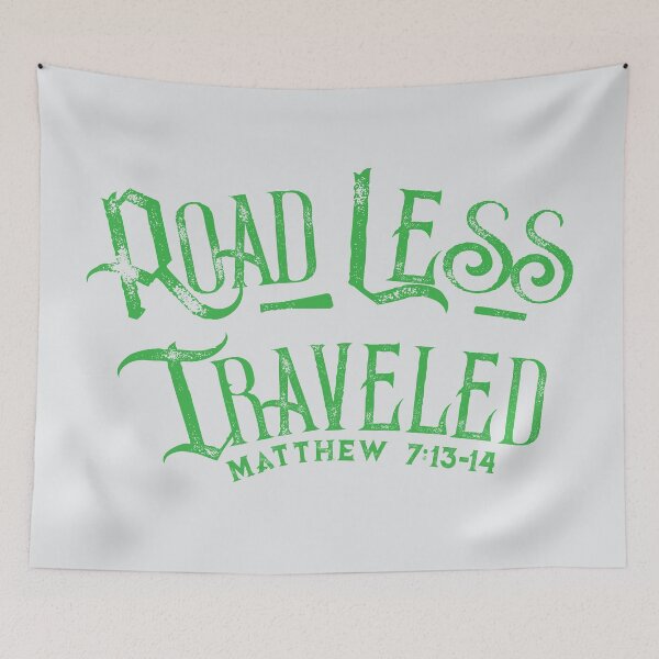 Item preview, Road Less Traveled - Matthew 7:13-14 designed and sold by TamaraWabe.