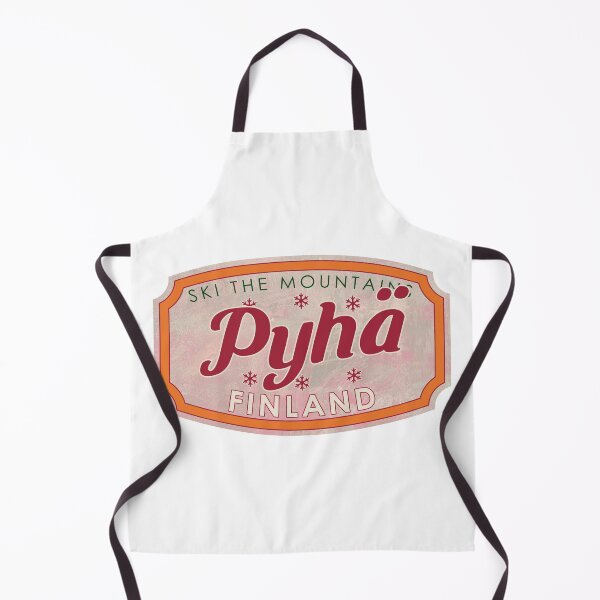 Item preview, Pyhä, Finland, Ski, textured skiing badge designed and sold by Wanderful-roads.