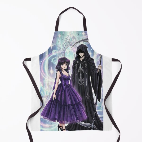 Item preview, Princess Saturn ruling next to Death. designed and sold by Solace Sparkles.