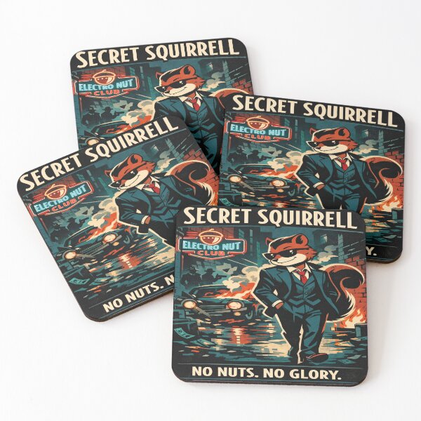 Item preview, Secret Squirrel – Electro Swing Spy designed and sold by SecretSquirrellDesigns.