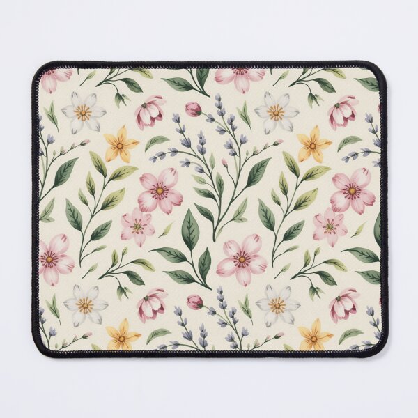 Item preview, Delicate Cherry Blossom Lavender Spring Floral Seamless Pattern designed and sold by Midnight Veil Designs.