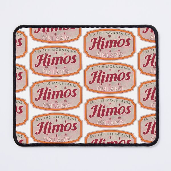 Item preview, Himos, Finland, Ski, textured skiing badge designed and sold by Wanderful-roads.