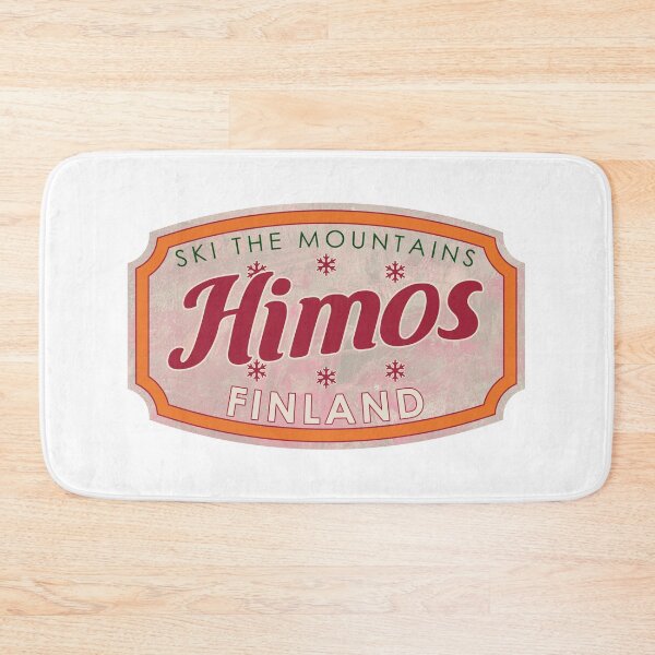 Item preview, Himos, Finland, Ski, textured skiing badge designed and sold by Wanderful-roads.