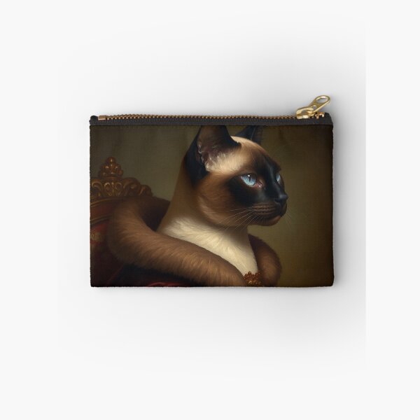 Item preview, Royal Siamese Cat Renaissance Portrait designed and sold by Rutvain.