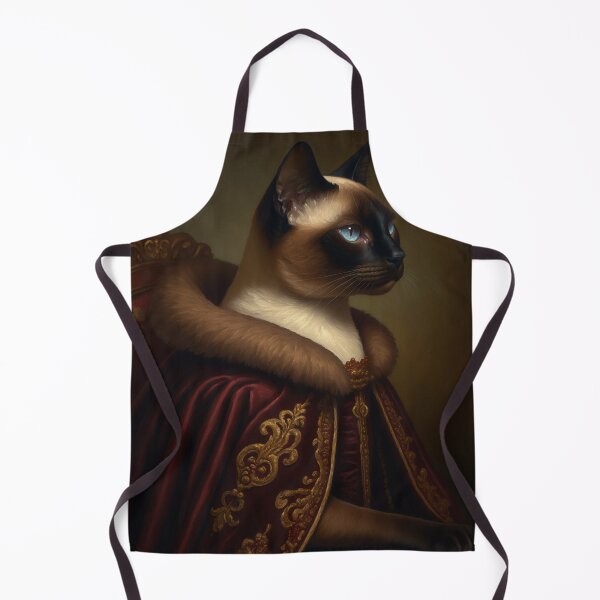 Item preview, Royal Siamese Cat Renaissance Portrait designed and sold by Rutvain.