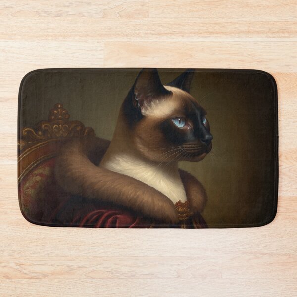 Item preview, Royal Siamese Cat Renaissance Portrait designed and sold by Rutvain.