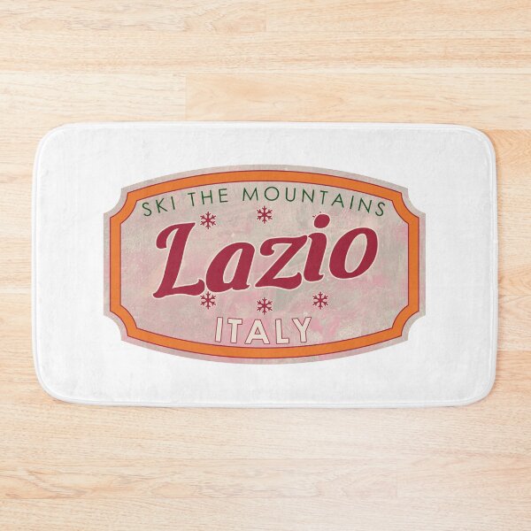 Item preview, Lazio, Italy, Ski, textured skiing badge designed and sold by Wanderful-roads.