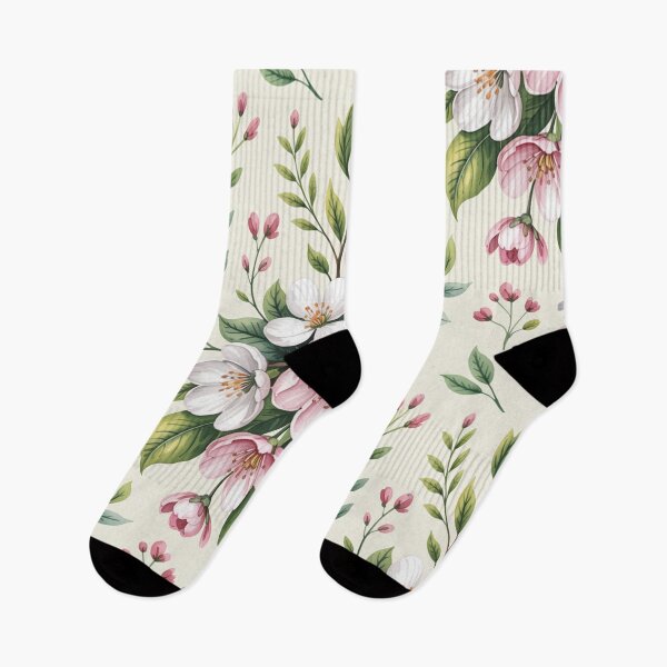 Item preview, Delicate Cherry Blossom Spring Floral Seamless Pattern designed and sold by Midnight Veil Designs.