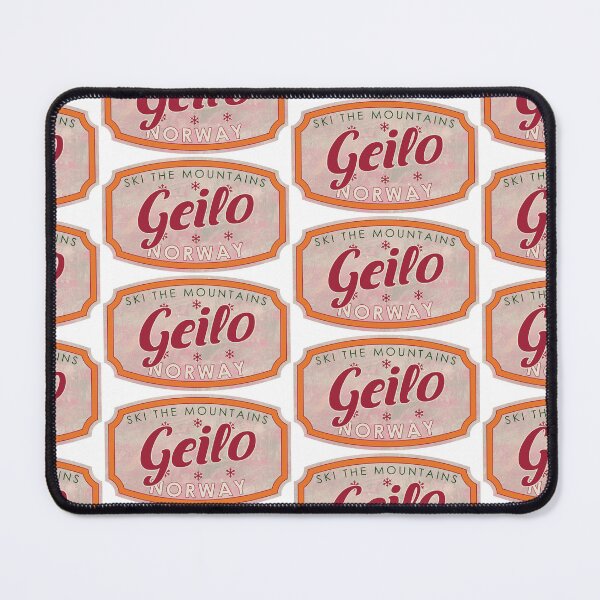 Item preview, Geilo, Norway, Ski, textured skiing badge designed and sold by Wanderful-roads.
