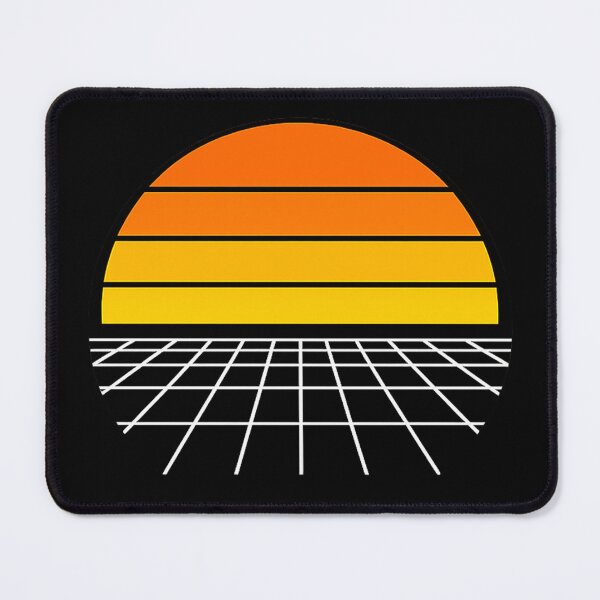 Item preview, Retro Sunset Grid Vaporwave Design designed and sold by ImagenFusionP.