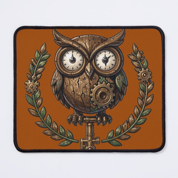 Item preview, Laurelclock Owl Emblem designed and sold by AiAnatnom.