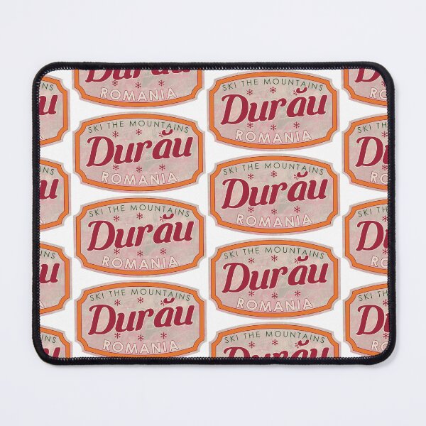 Item preview, Durău, Romania, Ski, textured skiing badge designed and sold by Wanderful-roads.