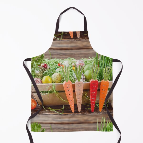 Item preview, Rustic Easter Basket with Fresh Carrots and Eggs designed and sold by Stellar Geometry.