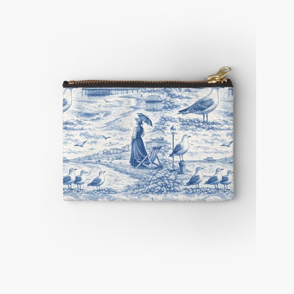 Item preview, Brighton Seagull Toile designed and sold by chihuahuashower.