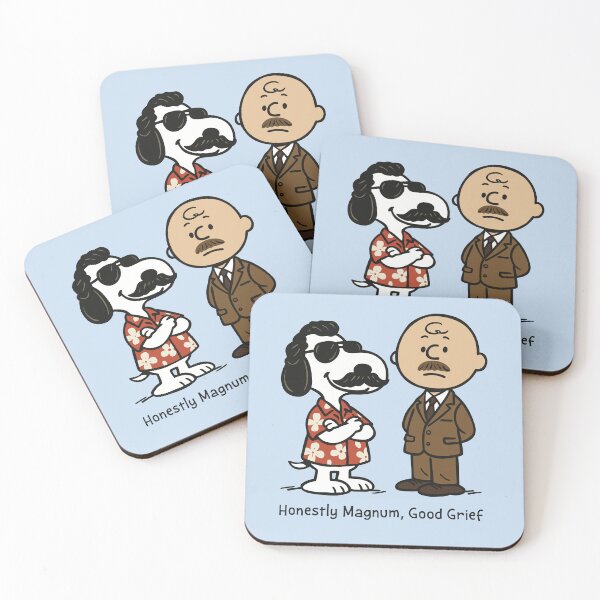Item preview, Snoopy Magnum p.i. designed and sold by ChunkByChunk.