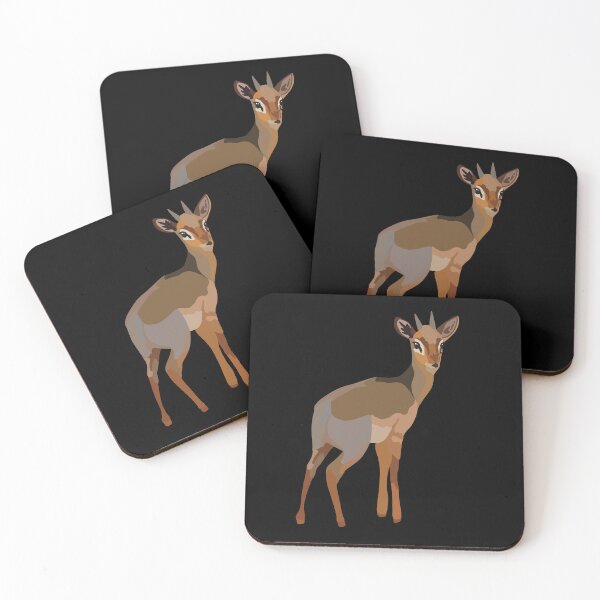 Item preview, Dik Dik Antelope Wildlife Illustration designed and sold by PrettylittlepastelUk.