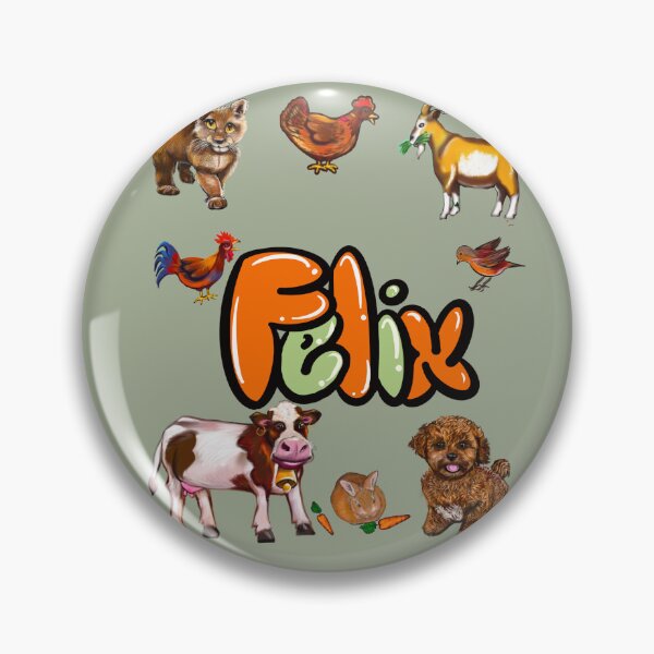 Item preview, Felix - Farm animals | Personalized Custom Name gift ideas for boys named Felix designed and sold by Artonmytee.