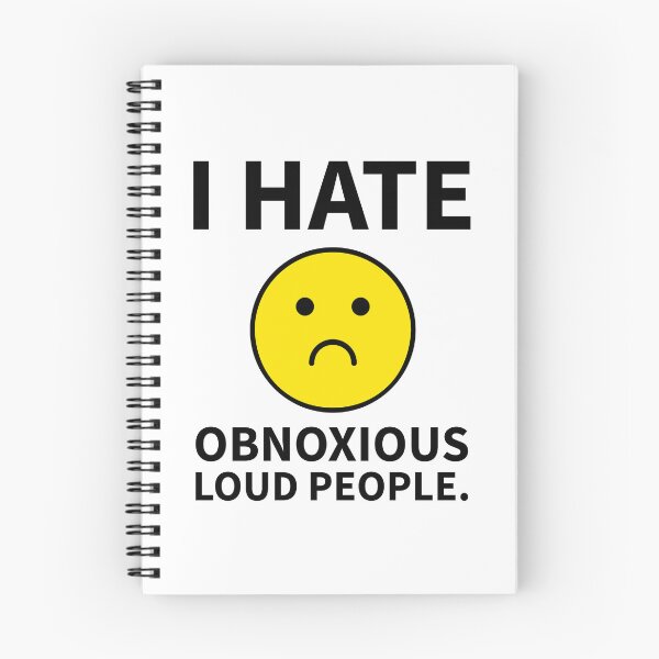 Item preview, I hate obnoxious loud people.  designed and sold by Rachel the Artist .