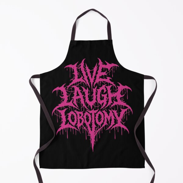 Item preview, Live Laugh Lobotomy Death Metal Logo designed and sold by Eh Plus Designs.