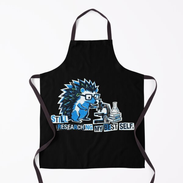 Item preview, Still Researching My Best Self Hedgehog Design | Cute Science Self Improvement Art designed and sold by SV-Creation.