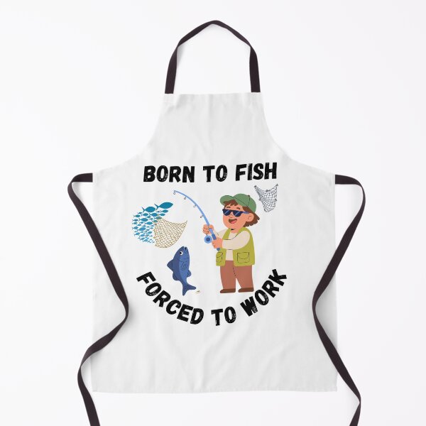 Item preview, Born to Fish, Forced to Work – Funny Fisherman Quote T-Shirt designed and sold by Anasalseady.