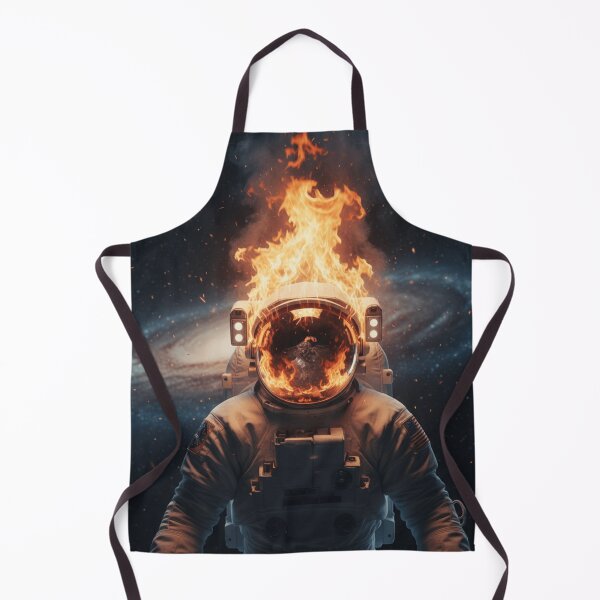 Item preview, Astronaut Head on Fire designed and sold by GenesisArtis.