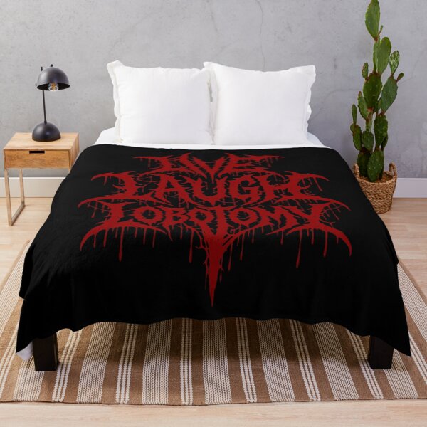 Item preview, Live Laugh Lobotomy Death Metal Logo designed and sold by Eh Plus Designs.