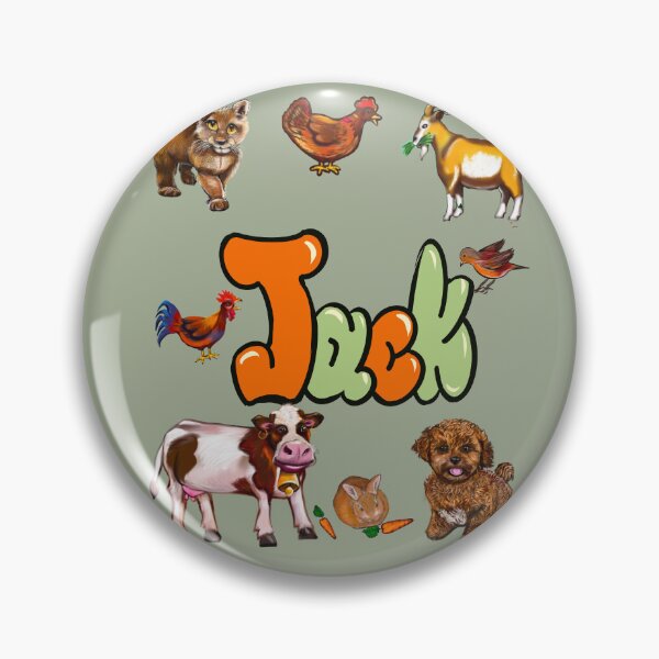 Item preview,  Jack - Farm animals | Personalized Custom Name gift ideas for boys named Jack designed and sold by Artonmytee.