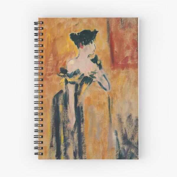 Item preview, Brune à la robe noire et jaune (1895) designed and sold by Rue Market.
